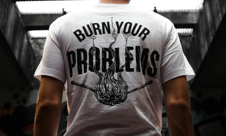 Desain kaos tipografi, Sumber: pexels.com