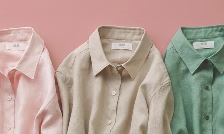 Kemeja linen, Sumber: uniqlo.com